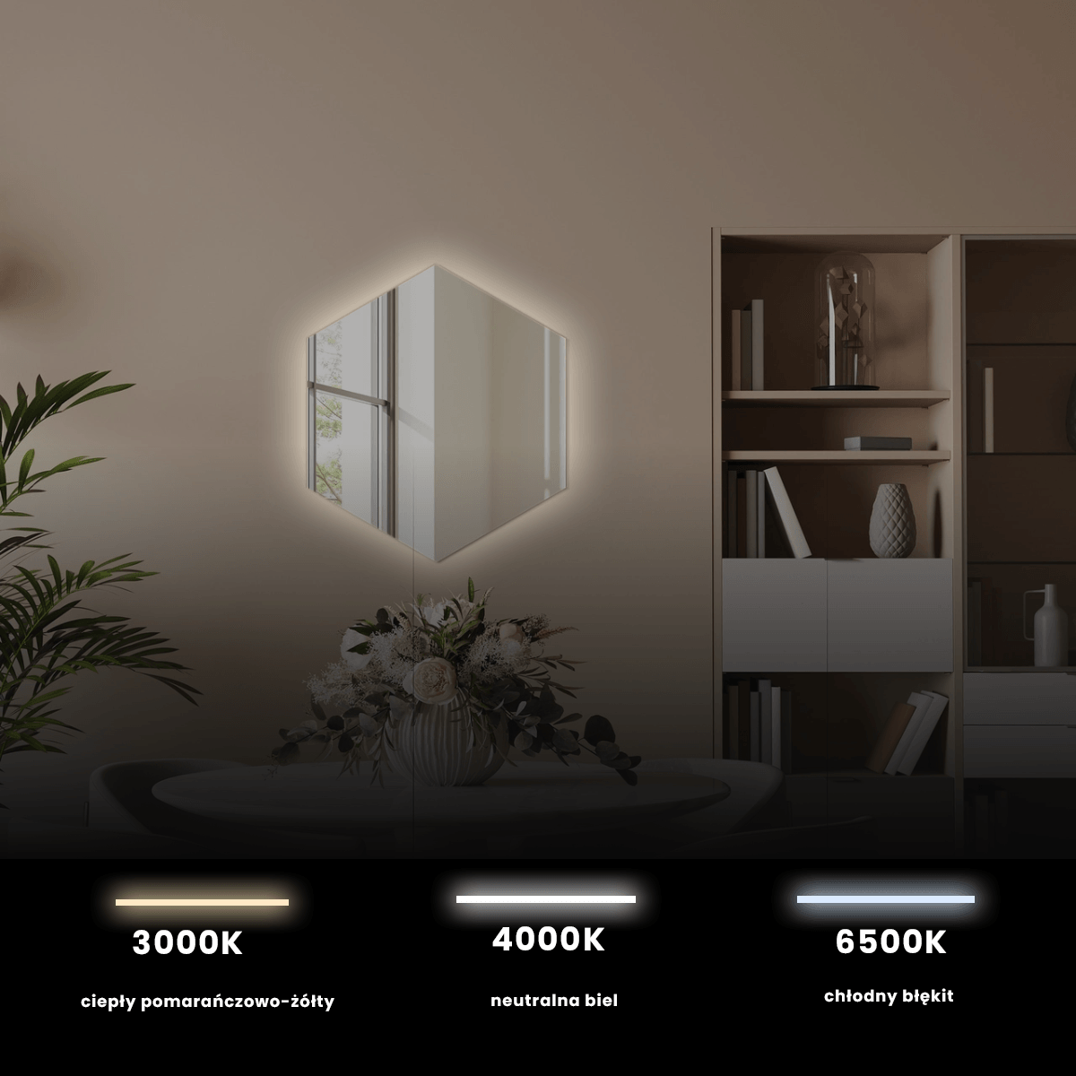 Lustro led Hexagon L